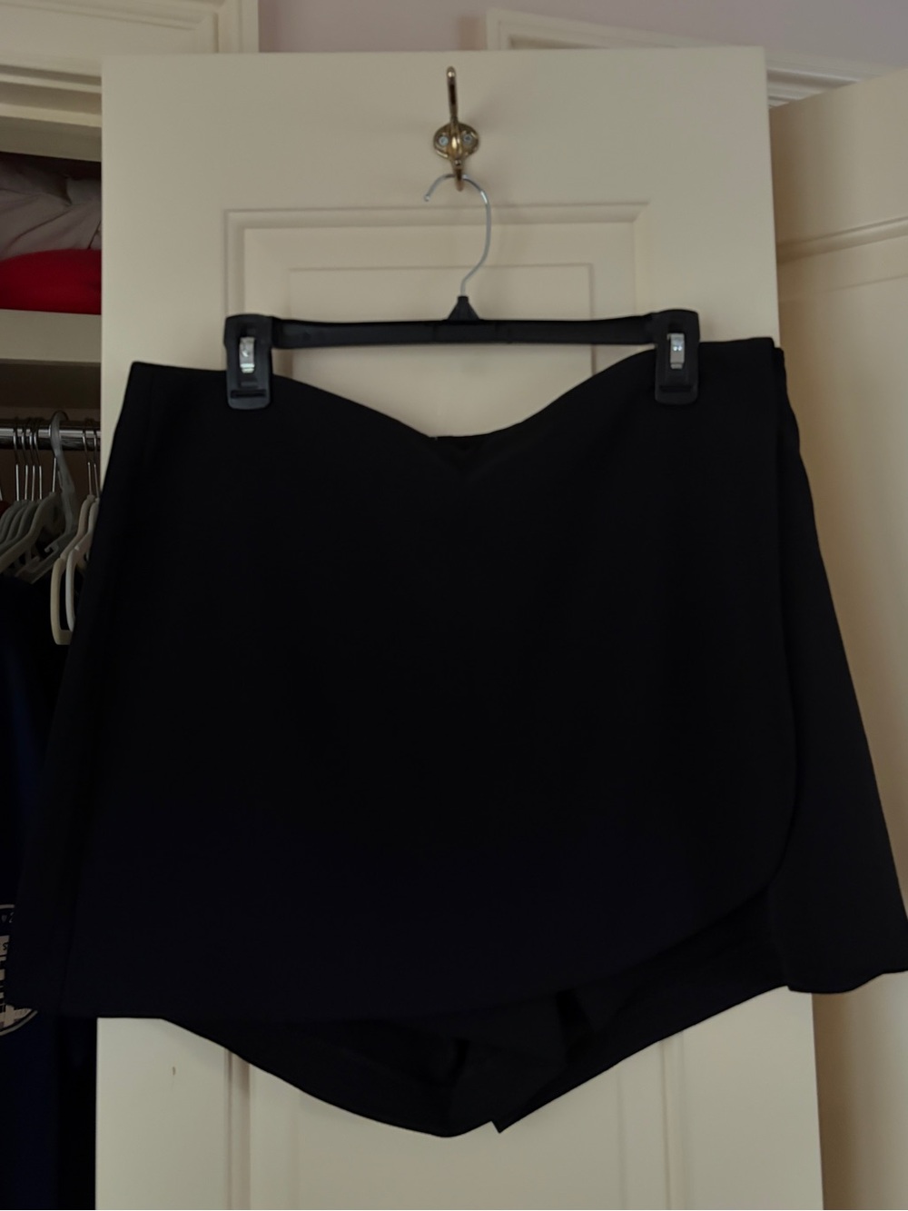 LOFT Black Wrap Skort